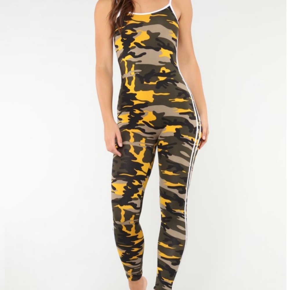 Camo Lounge Bodysuit- Fashion Nova